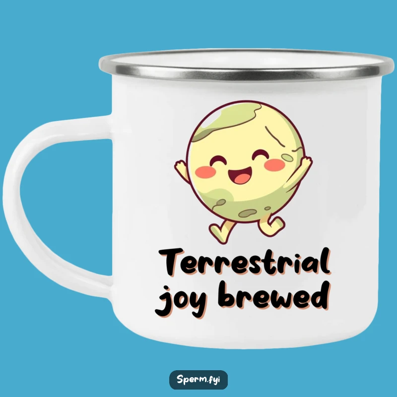 Funny Planet Camping Mug: Durable Hopper, a Cosmic Humorous Gift