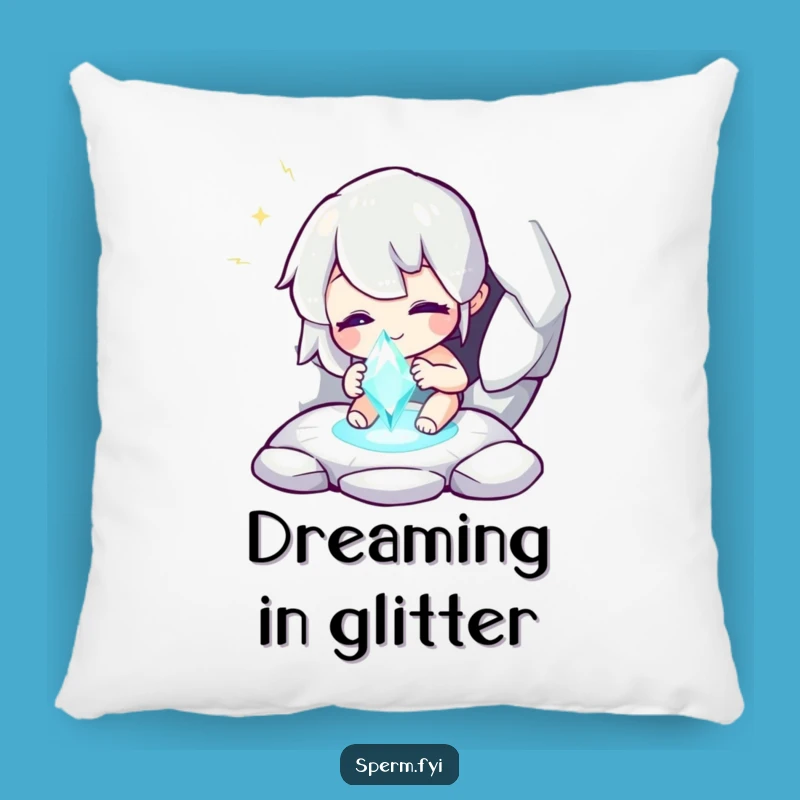 Funny Discovery Pillow - Whimsical Character Gem - Cozy Decor!