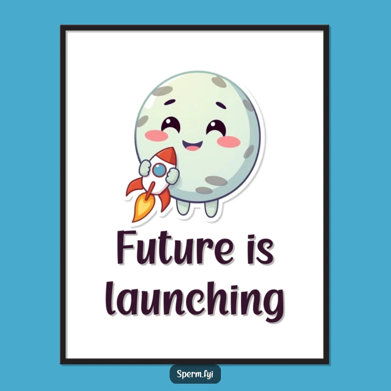 Funny Planet Rocket Poster: Inspire Wall Art for Dreamers
