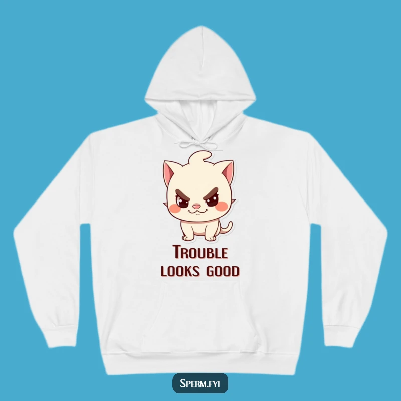 Funny Grin Hoodie: Cozy Up with Mischief, The Ultimate Funny Gift for Tricksters
