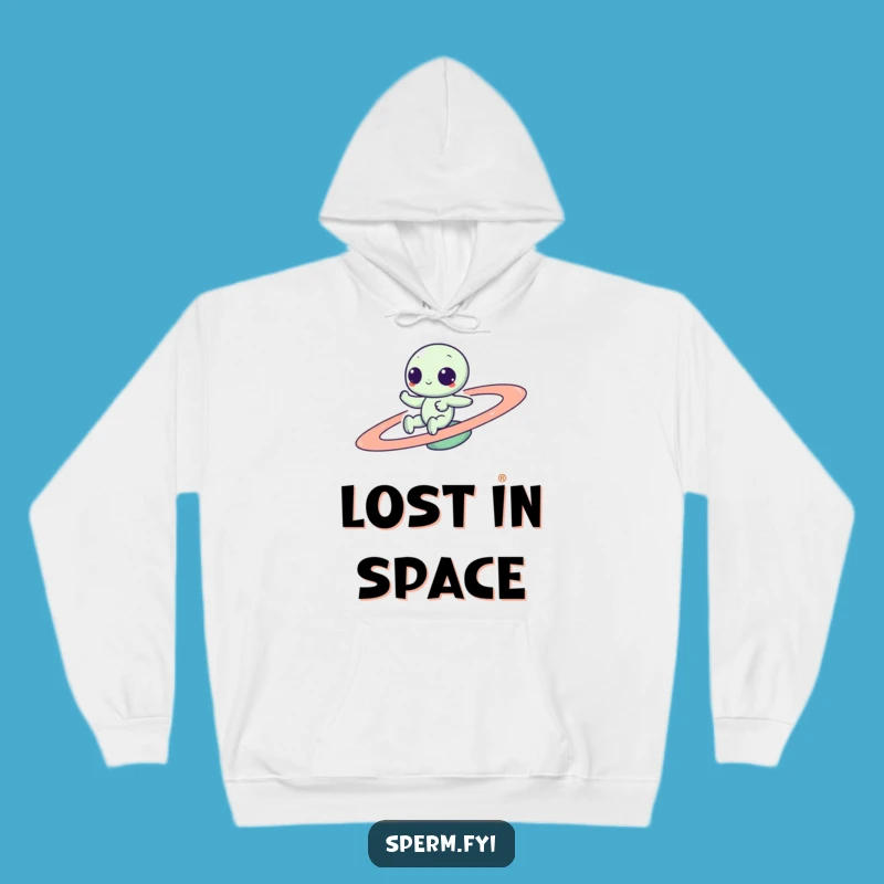 Cozy Funny Kawaii Alien Hoodie - Warm and Hilarious Outer Space Gift Idea