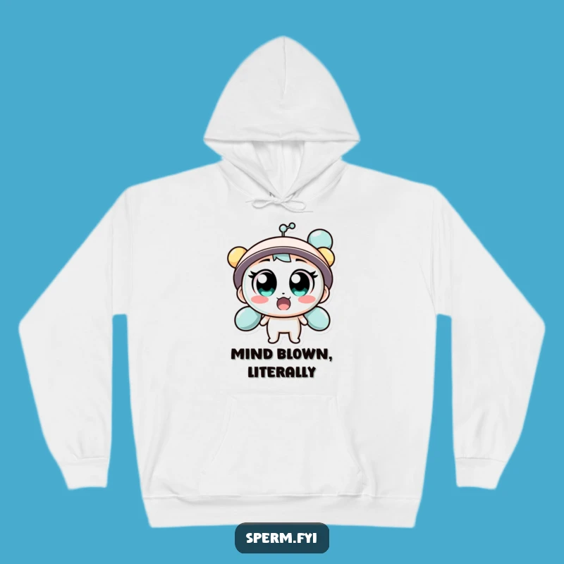 Cozy Funny Surprised Molecule Hoodie: Stay Warm and Astonished