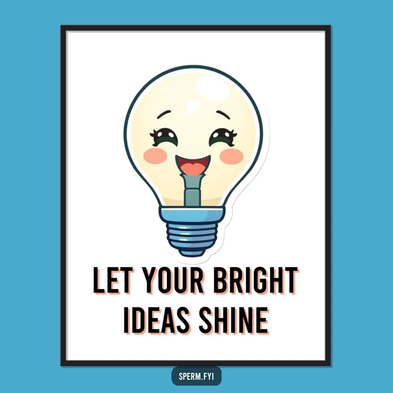 Free Printable Lightbulb Wall Art - Funny Downloadable Decor for Bright Spaces