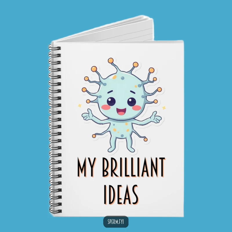 Funny Notebook: Happy Neuron Sending Signals, a Thinker's Journal for Humorous Ideas