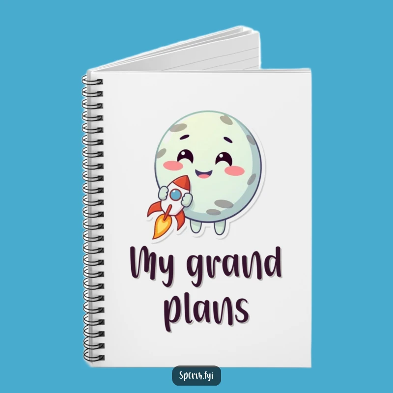 Funny Planet Rocket Notebook: Chart Your Cosmic Adventures