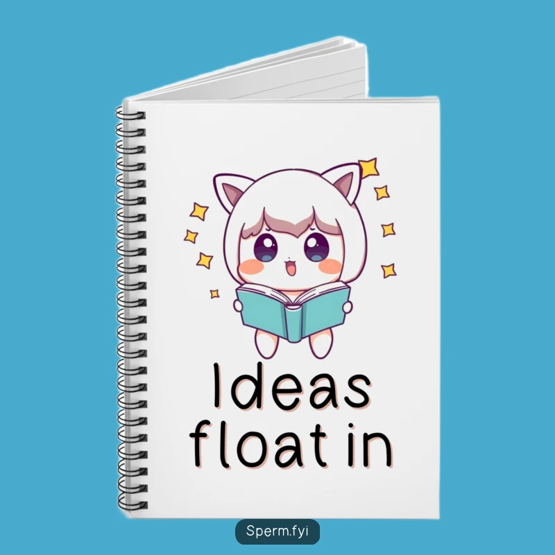 Funny Starry Book Notebook: Character's Journal for Magical Ideas