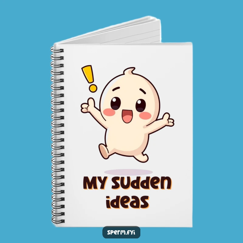 Funny Kawaii Exclamation Point Surprise Notebook - Write Funny Gifts!