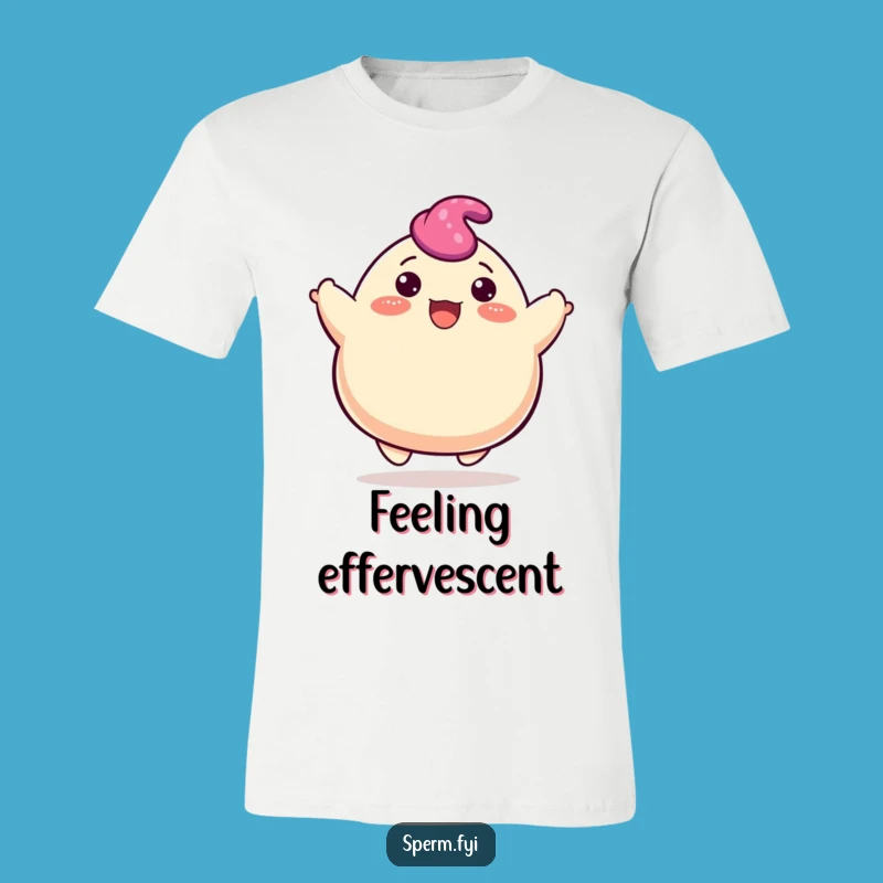 Funny Bouncing Blob T-Shirt: Happy Character Apparel for Joyful Vibes