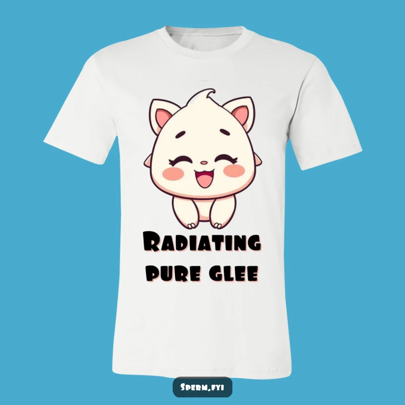 Funny Delighted Tee: Rosy Cheeks Smile Shirt, A Cheerful Funny Gift for All Ages