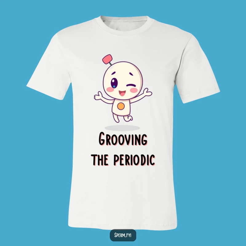 Funny Winking Atom Dance Shirt: Groove to the Science Beat