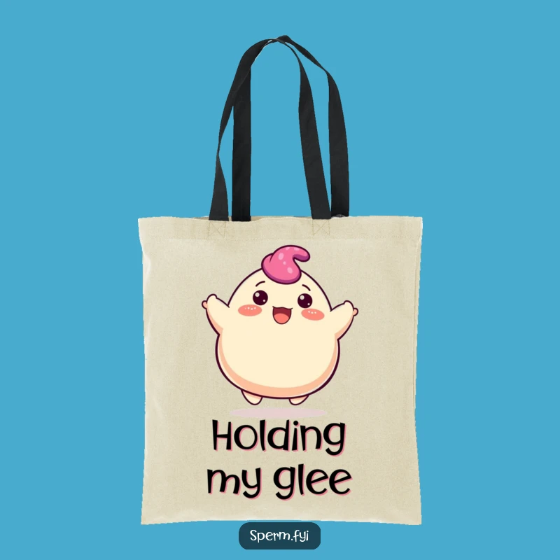 Funny Bouncing Blob Tote Bag: Carry Your Joyful Spirit