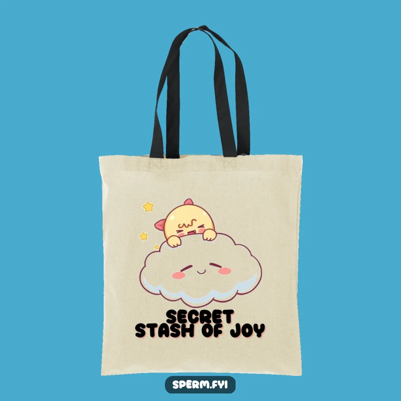 Funny Tickling Cloud Tote Bag: Carry Your Pranks with Playful Style Gift